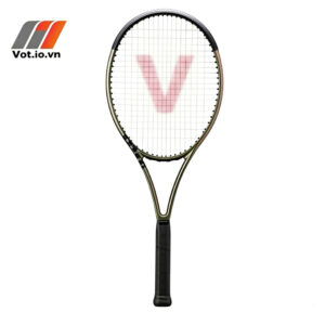 Vợt tennis cao cấp Vot.io.vn màu đồng khung carbon trợ lực chính hãng.