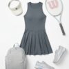 Mua ngay Set Váy Tennis Nữ Wilson dáng liền thân màu xám ghi sang trọng. Trọn bộ trang phục và phụ kiện chuyên nghiệp, chất vải thoáng khí, giá combo siêu hời!